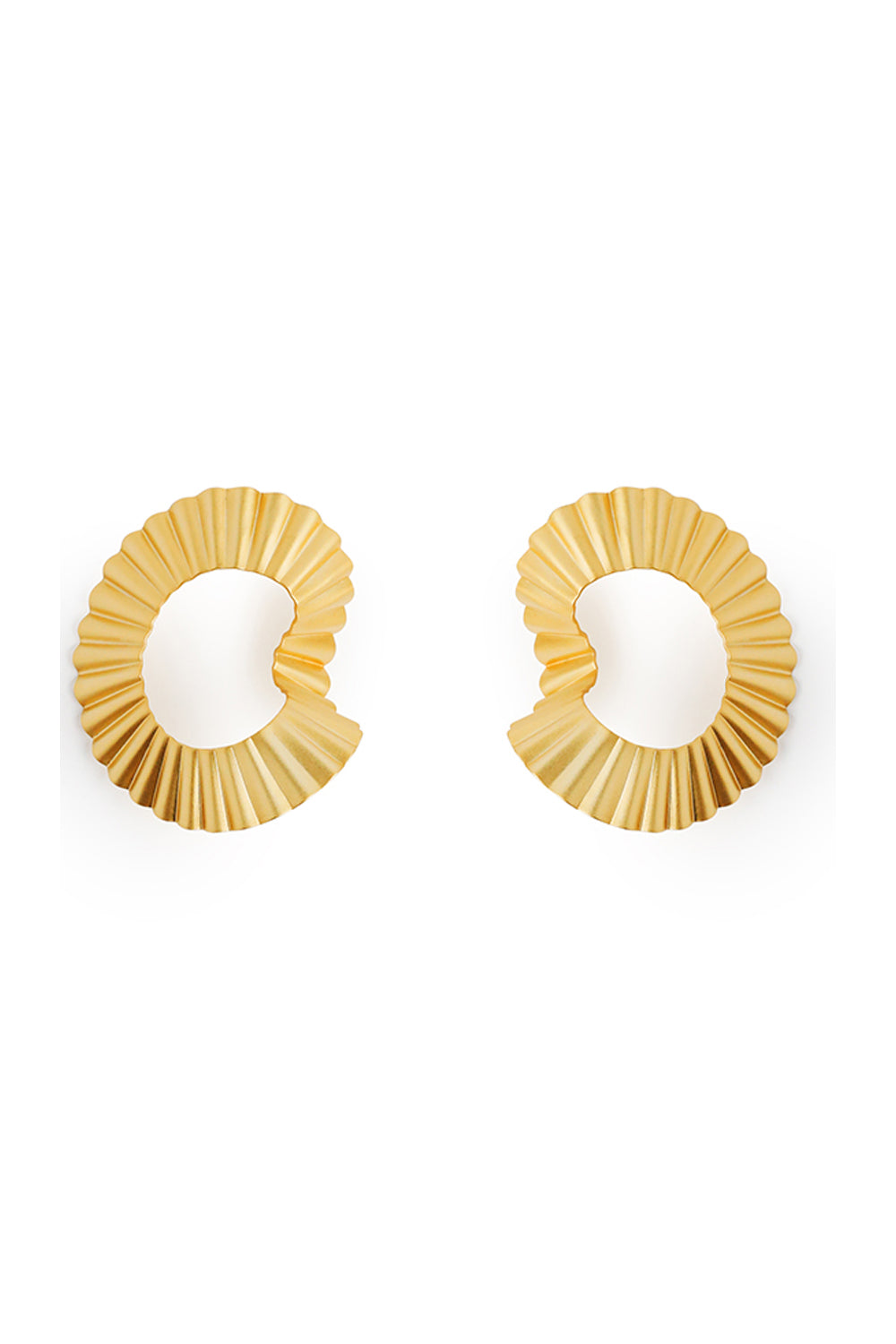 Paire de grandes boucles d'oreilles fermées Cupcake