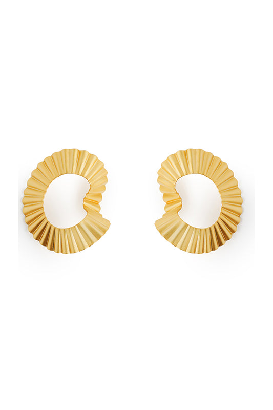 Paire de grandes boucles d'oreilles fermées Cupcake