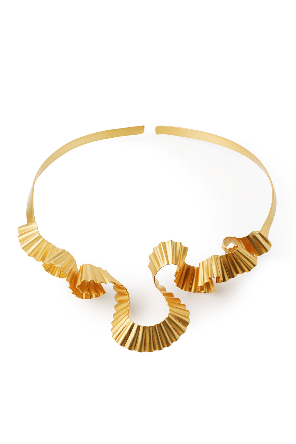 Matte gold Cupcake choker 24ct gold plated