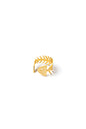 Anillo Raspa baño de oro 24 ct
