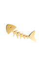 Broche Raspa baño de oro 24 ct