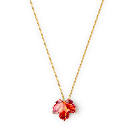 Collar Hiedra Mini baño de oro 24 ct