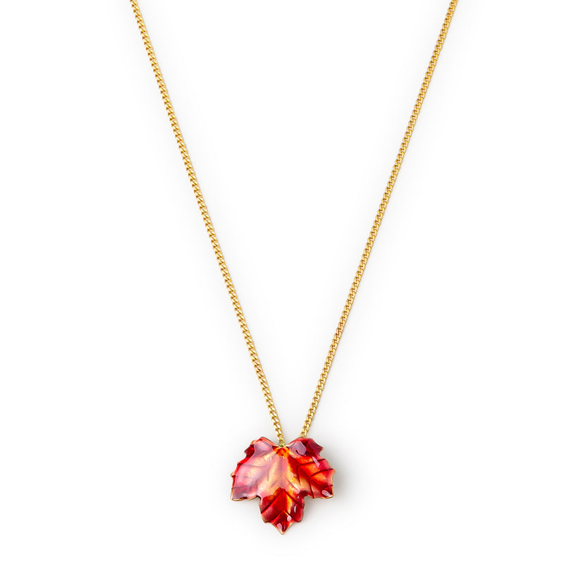 Collar Hiedra Mini baño de oro 24 ct