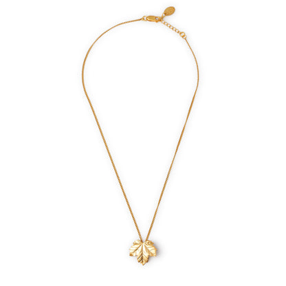 Collar Hiedra Mini baño de oro 24 ct, detalle 3