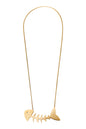 Collar Raspa G baño de oro 24 ct