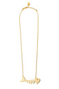 Collar Raspa mini baño de oro 24 ct