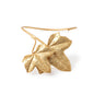 Pulsera ajustable Hiedra baño de oro 24 ct, detalle 4