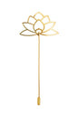 Manila Pin Golden Lotus Flower