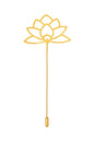 Manila Pin Golden Lotus Flower