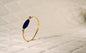 Oval Bracelet 24ct Gold plated hand enamel various colors