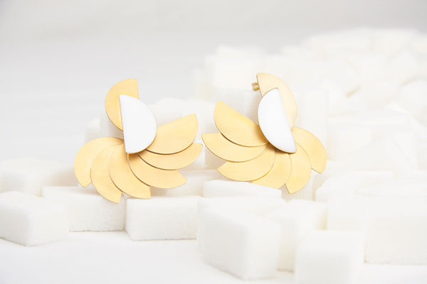 Pendientes Java Abanico
