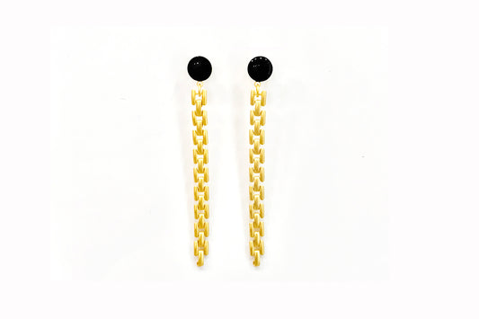 Love fine chain earrings