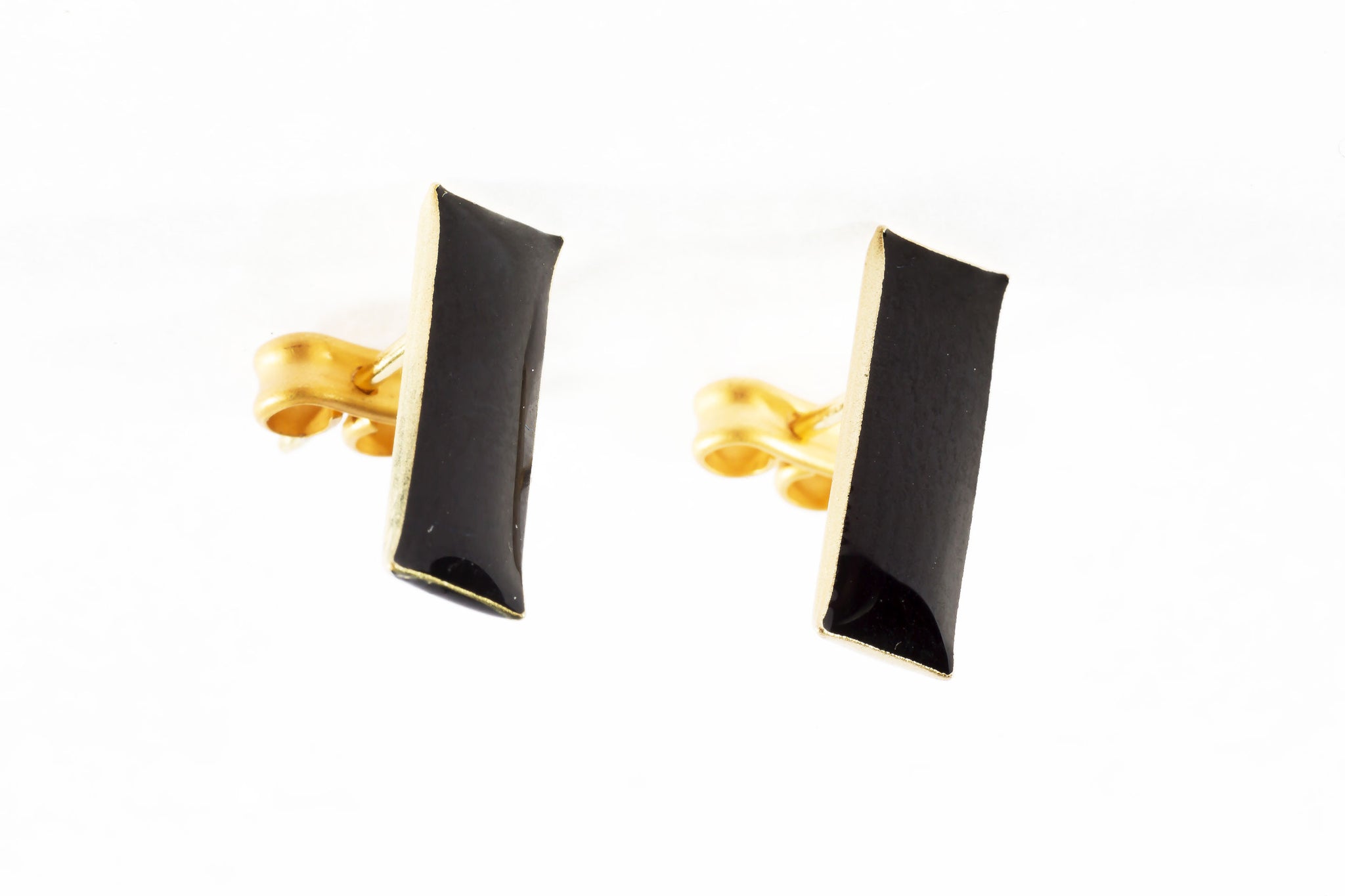 Pendientes Esmalte Rectangular Enchufe