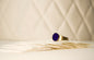 Anillo redondo baño de oro 24 ct esmaltado a mano, detalle 5