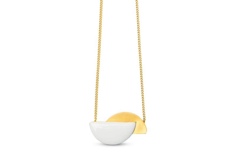 Collar Java S dorado esmaltado a mano