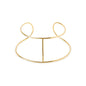 Gargantilla Tube baño de oro 24 ct