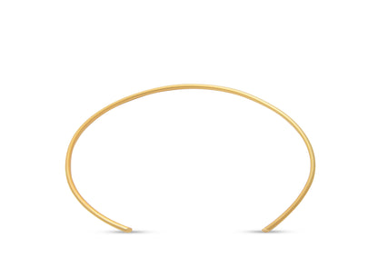 Pulsera Sumatra Sencilla flexible dorado brillo o mate