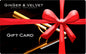 Tarjeta regalo de Ginger & Velvet